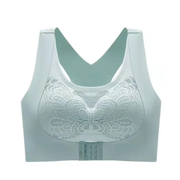 3D High Quality Too Soft & Comfortable Push Up Removable Padded full Back Support Sports Bra butterfly wings