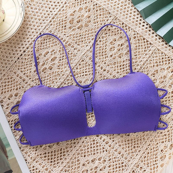 Buy 1 Get 1 Free Light Padded Cute Tube bra 3D20023 (suitable for small cup size)