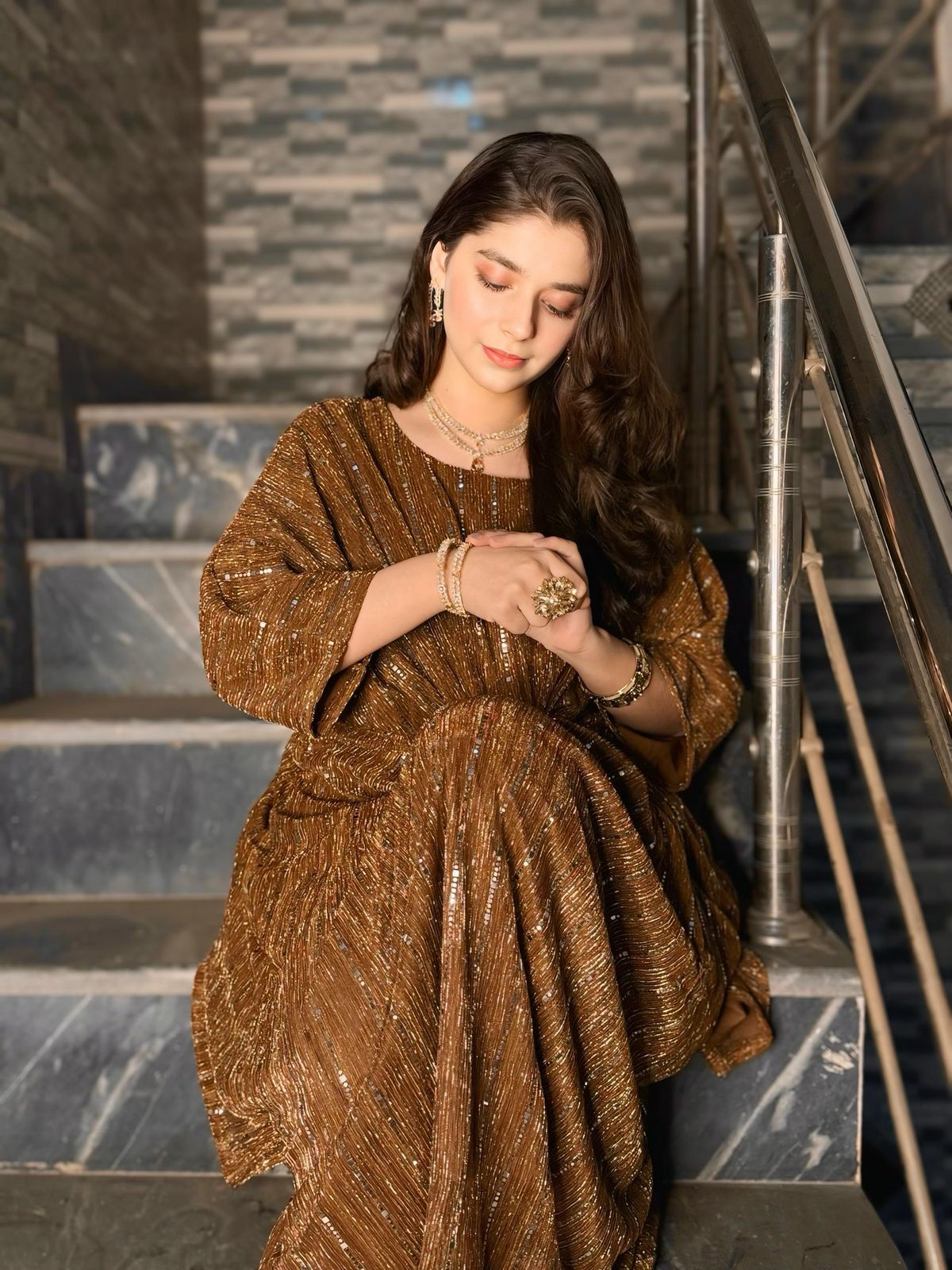 Brown Moonlight Kaftan