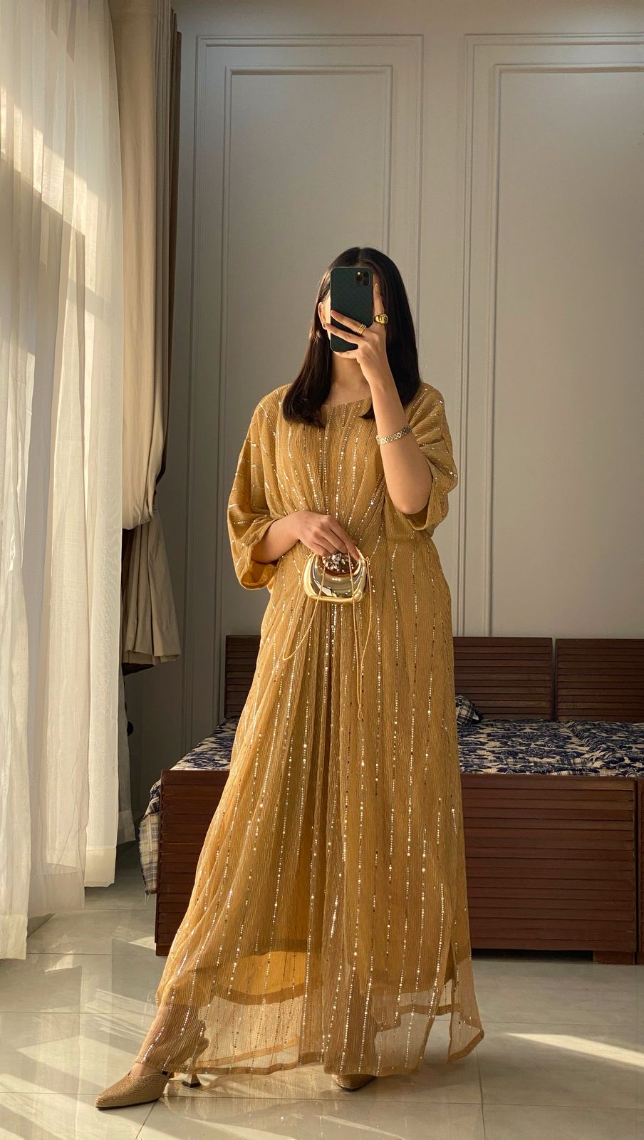 Light golden Moonlight Kaftan