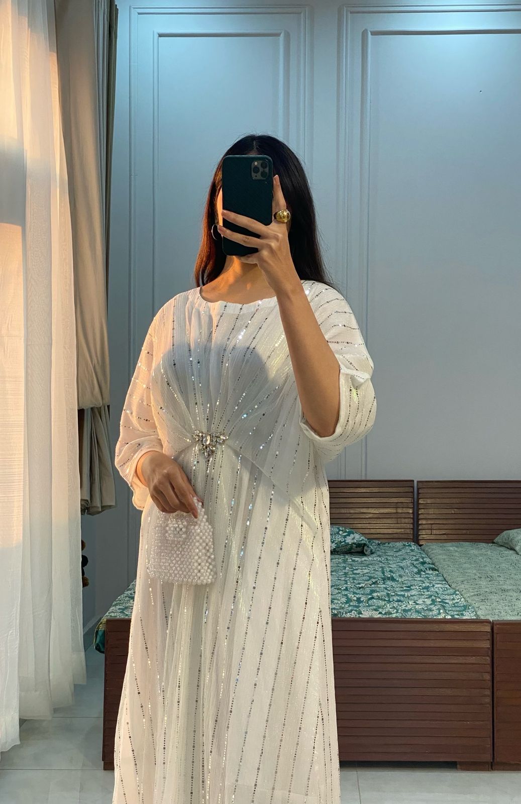 White Moonlight Kaftan