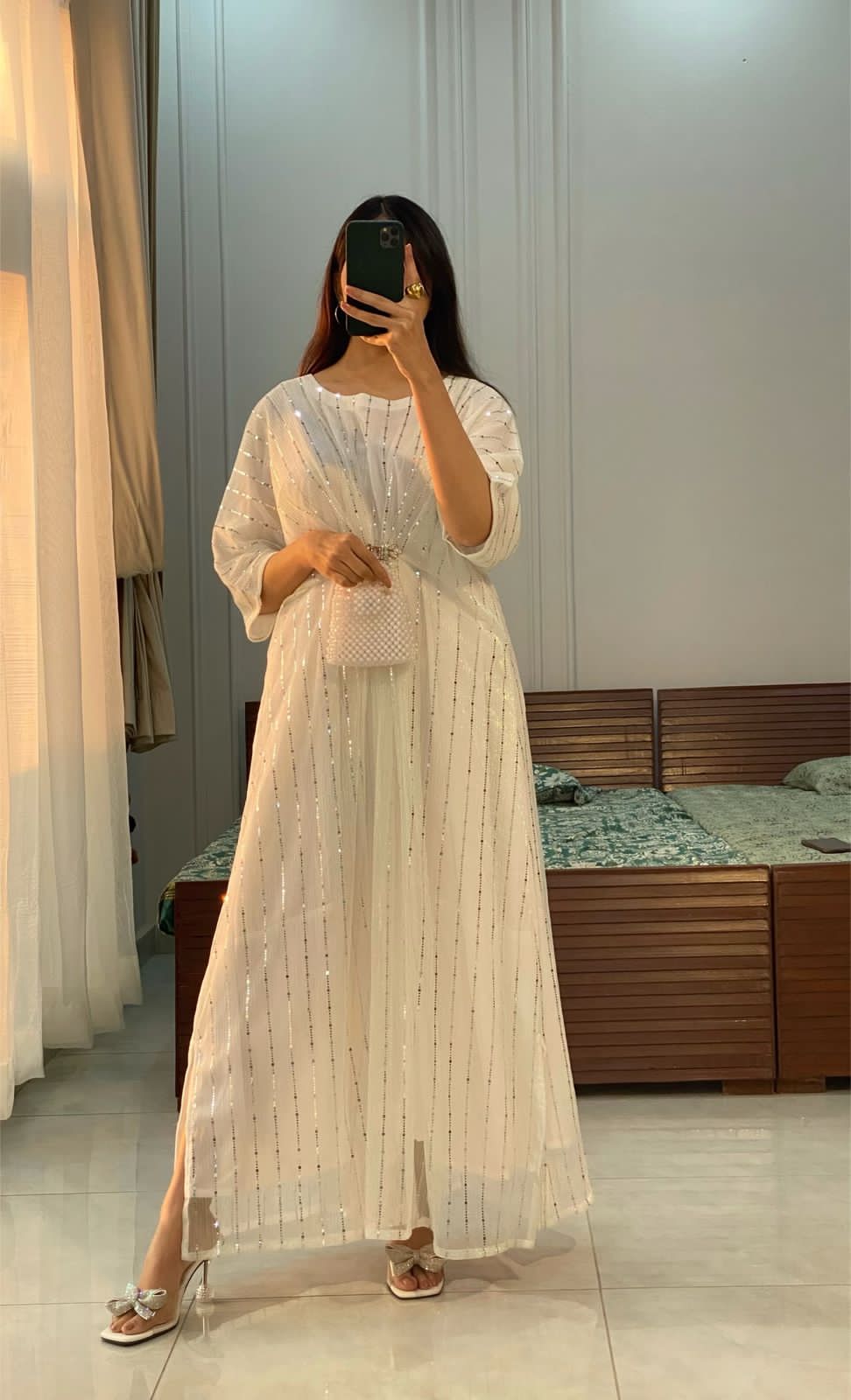 White Moonlight Kaftan