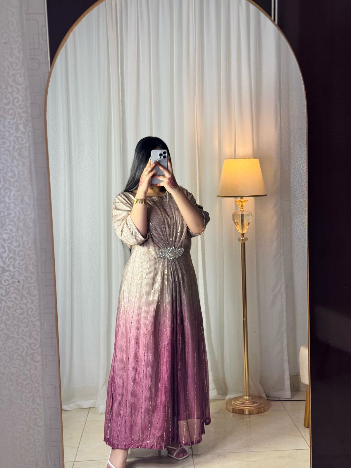 skin-pink Moonlight Kaftan
