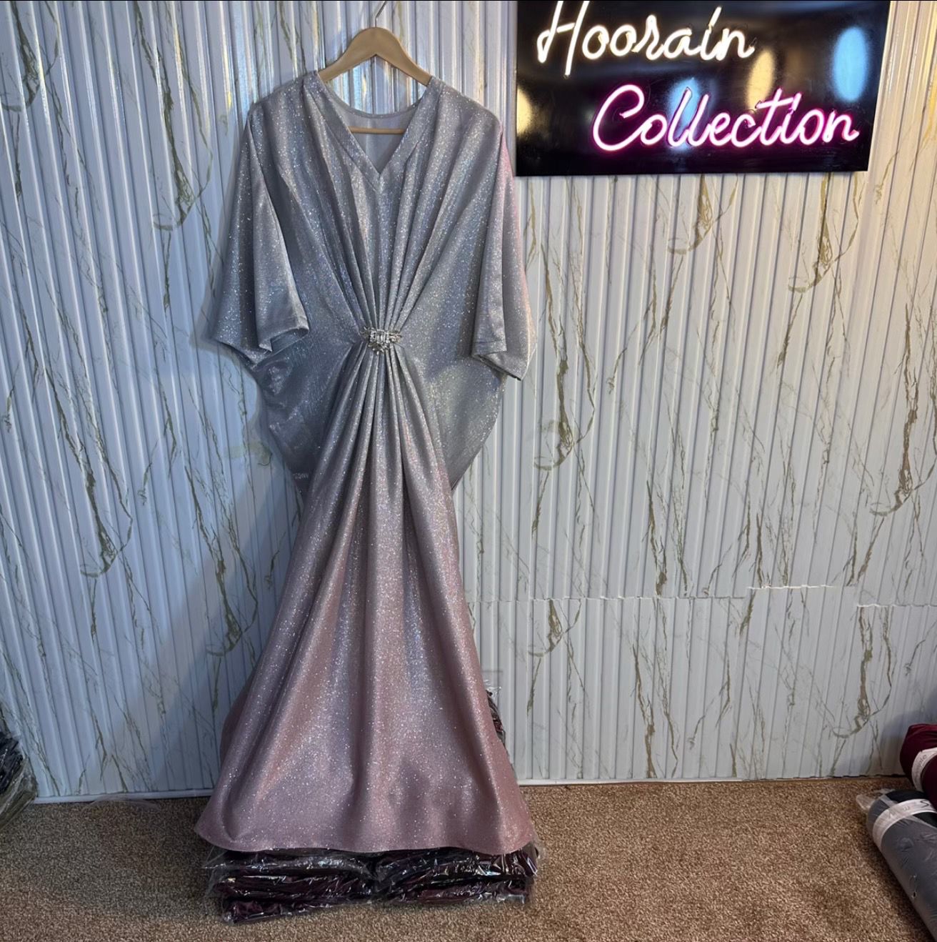 Silver-Pink Moonlight Shimmer