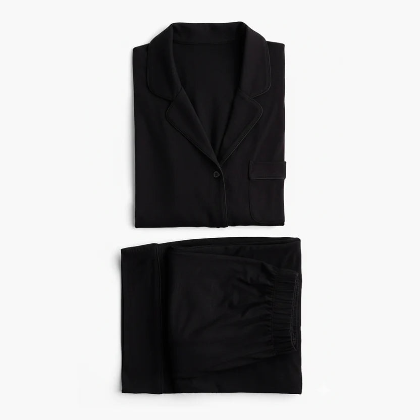 Luxury Black Sleep Set Linen