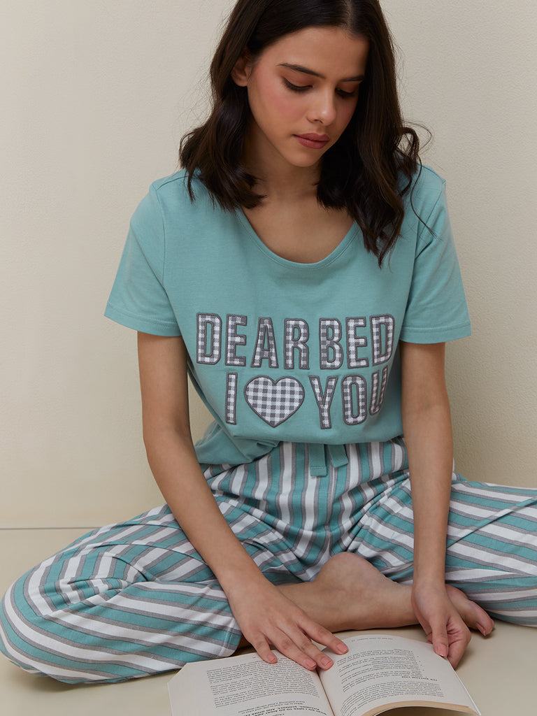 Dear Bed Printed Night Suit