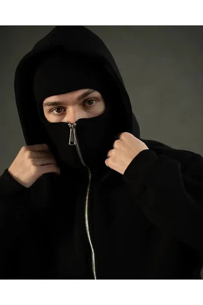Black Ninja Hoodie Men