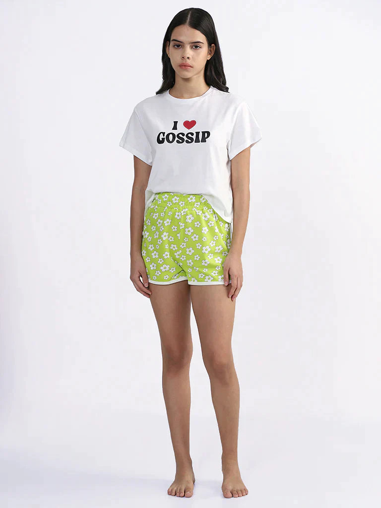 Gossip Printed T-Shirt with Short