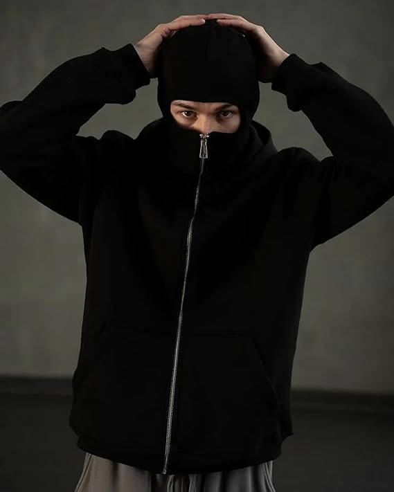 Black Ninja Hoodie Men
