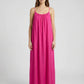 STUNNING BACKLESS MAXI DRESS - PINK
