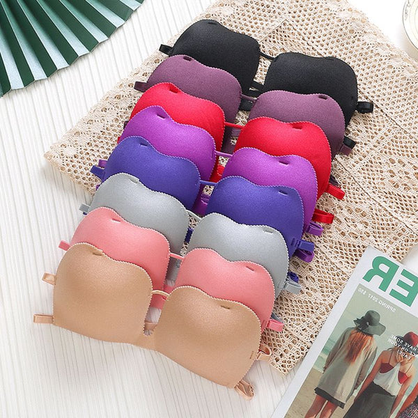 Buy 1 Get 1 Free Light Padded Cute Strapless With Free Invisible Straps Strapless bra 3D20024 (suitable for small cup size)
