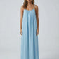 STUNNING BACKLESS MAXI DRESS - SKY BLUE