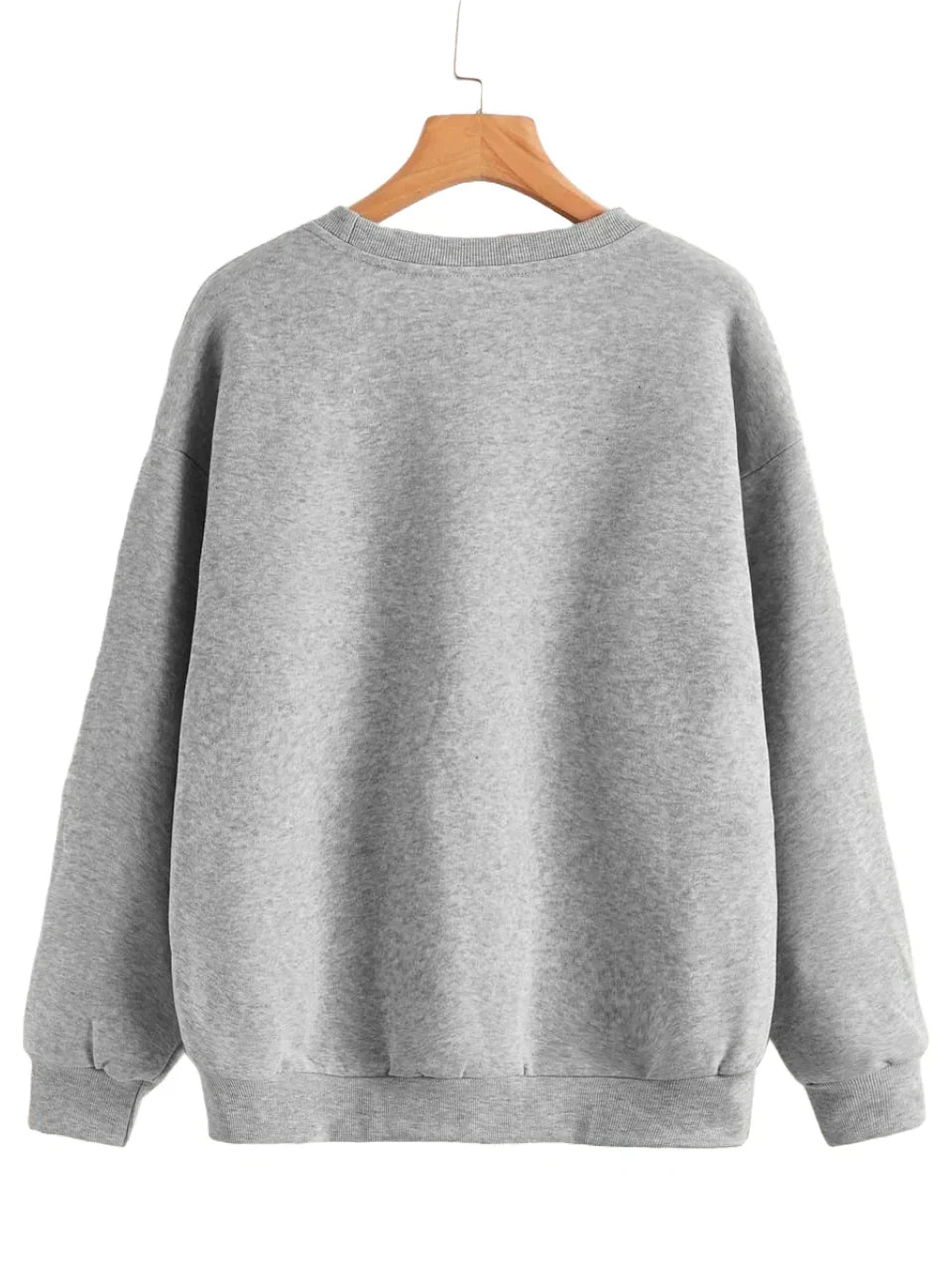 Grey I Need Coffee Printed Sweatshirt