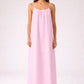 STUNNING BACKLESS MAXI DRESS - PASTEL PINK