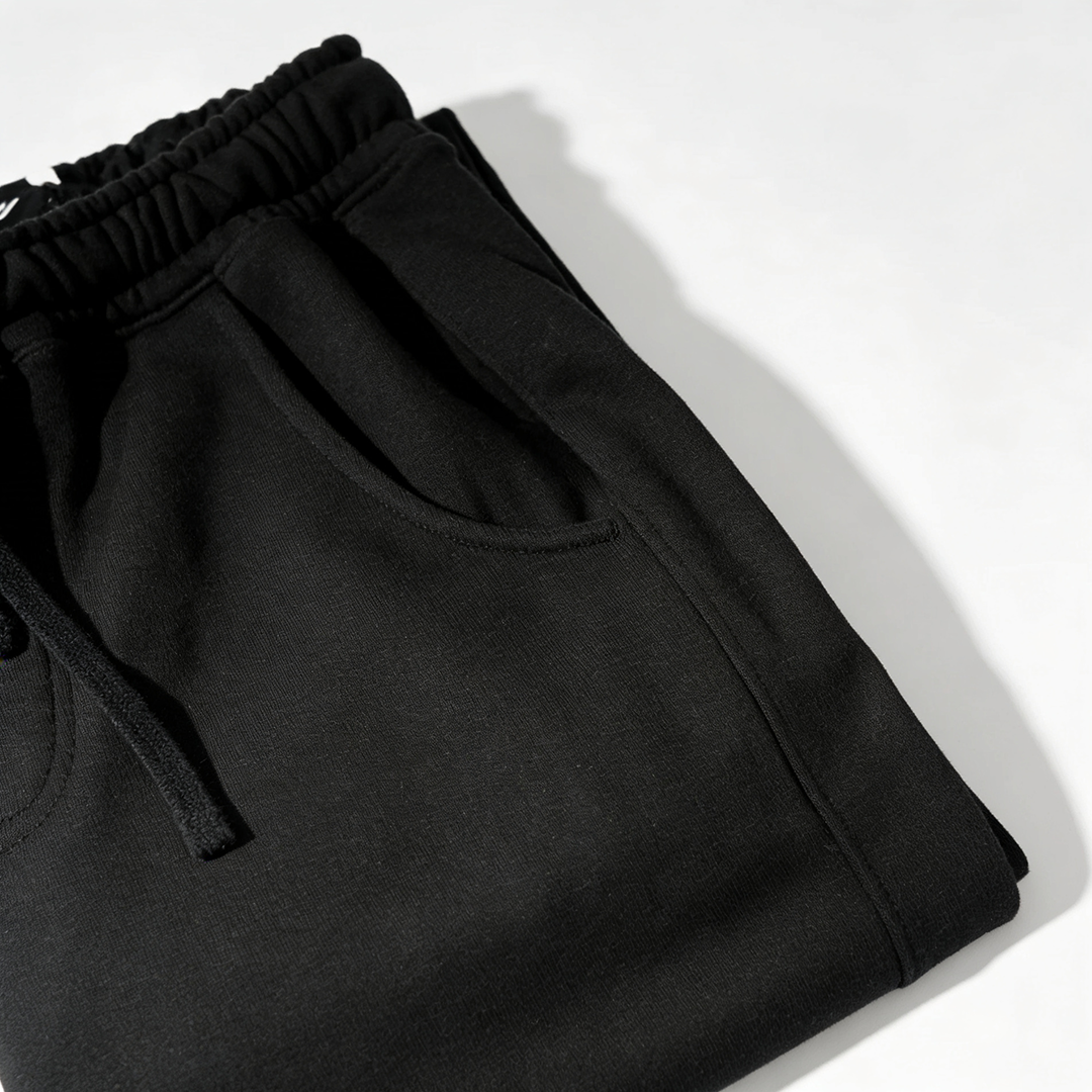 Wide Pull-On Trouser | Black