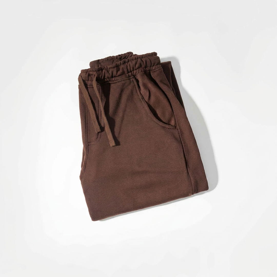 Wide Pull-On Trouser | Mocha Brown