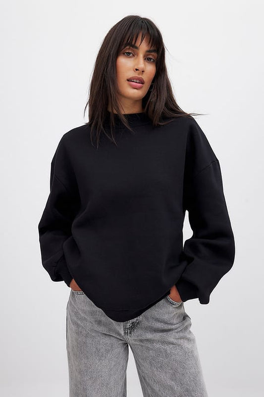 PREMIUM SWEATSHIRTS FOR WOMEN - BLACK