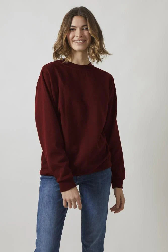 PREMIUM SWEATSHIRTS FOR WOMEN - MAROON