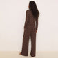 BELLAVISTA-Ivory Dream Set (Heart Printed) - Mocha