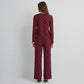 BELLAVISTA-Ivory Dream Set (Heart Printed) - Maroon