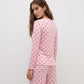 BELLAVISTA- Ivory Dream Set (Heart Printed) - Nude Pink