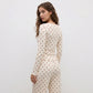 BELLAVISTA-Ivory Dream Set (Heart Printed) - Oat Milk