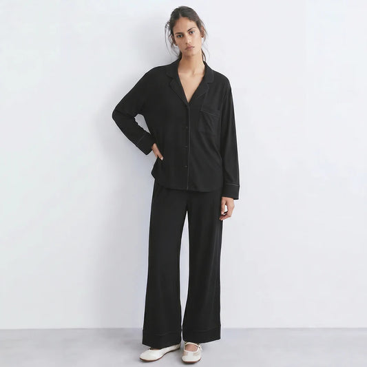Luxury Black  Sleep Set Linen