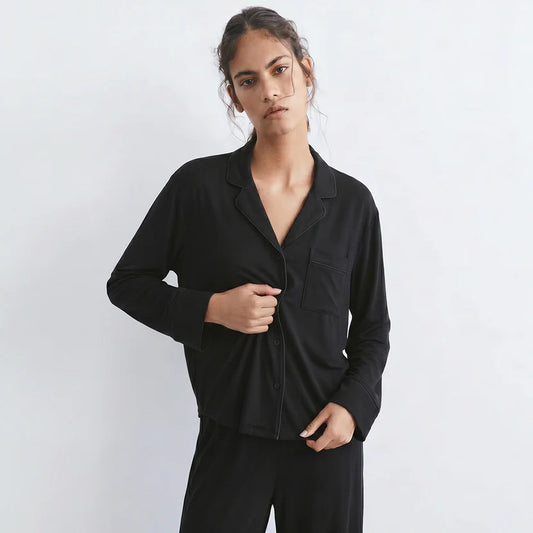 Luxury Black  Sleep Set Linen