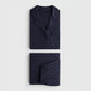 Luxury Navy Blue Sleep Set Linen
