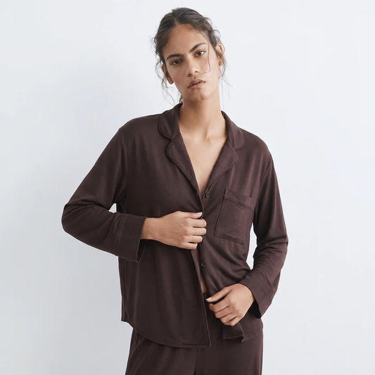 Luxury Brown Sleep Set Linen