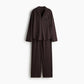 Luxury Brown Sleep Set Linen