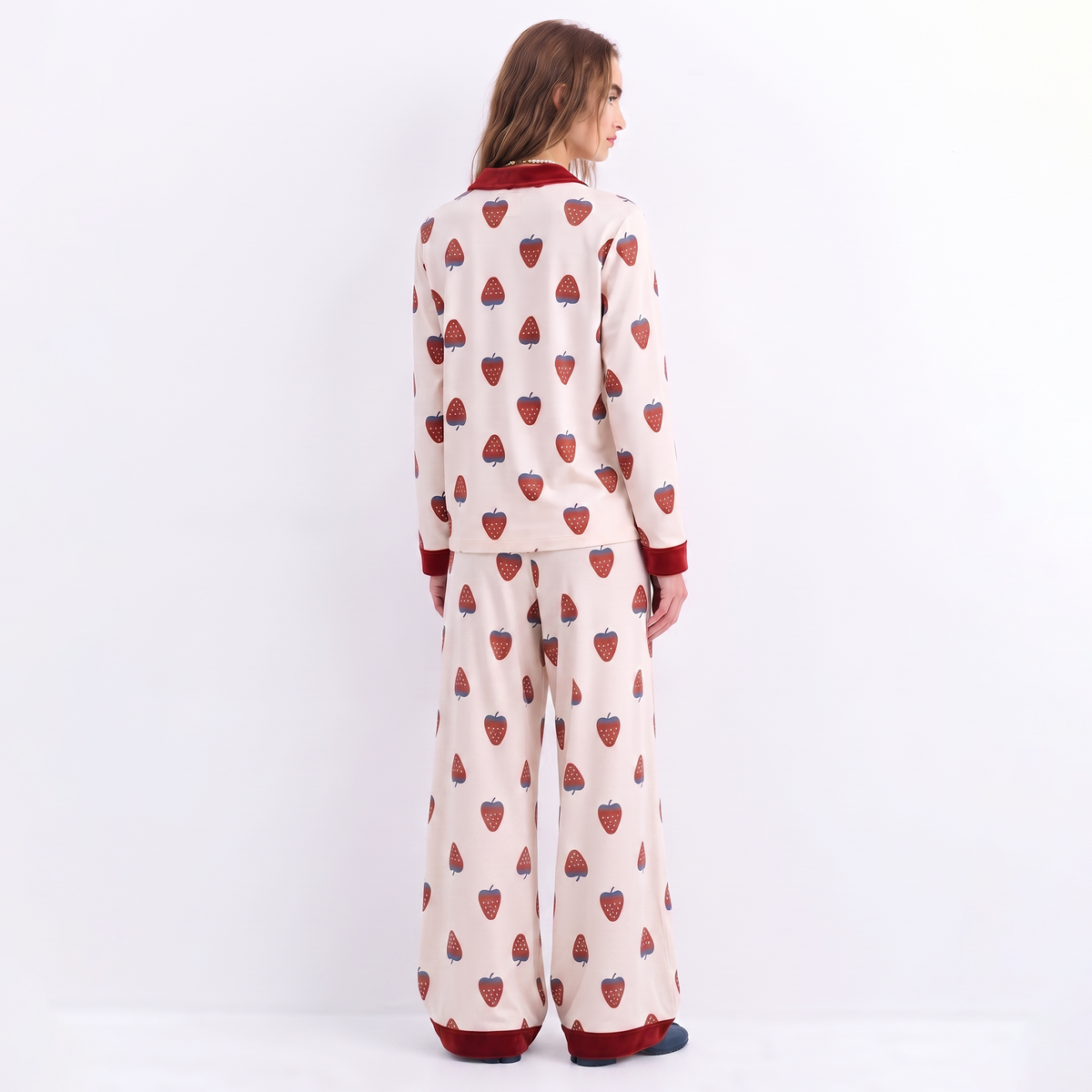 Soft Cotton Lounge Set - Berry Muse