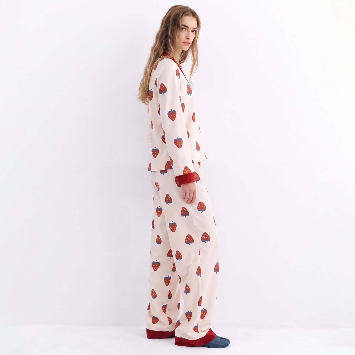 Soft Cotton Lounge Set - Berry Muse