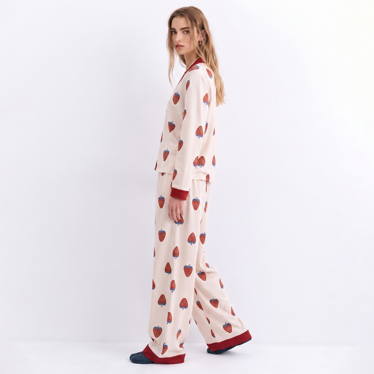 Soft Cotton Lounge Set - Berry Muse