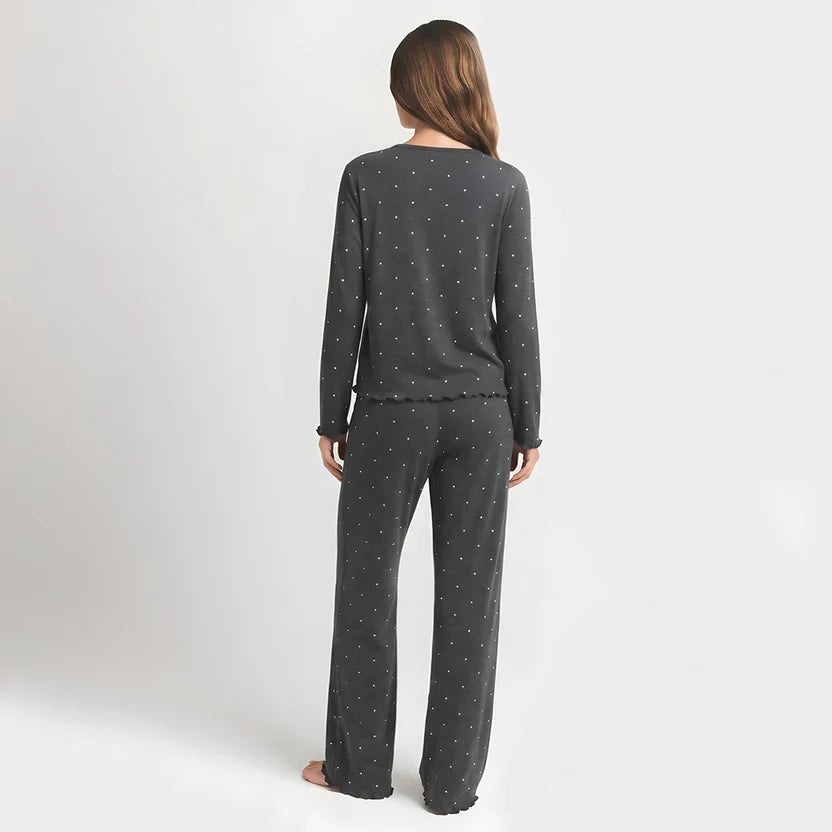 BELLAVISTA-  Ivory Dream Doted Set - Silent Grey
