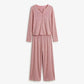 BELLAVISTA-  Ivory Dream Doted Set - Nude Pink