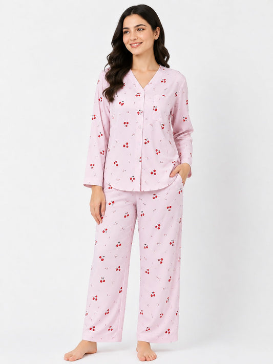 BARBARY V-NECK CO-ORD SET'S SBSVJ-04