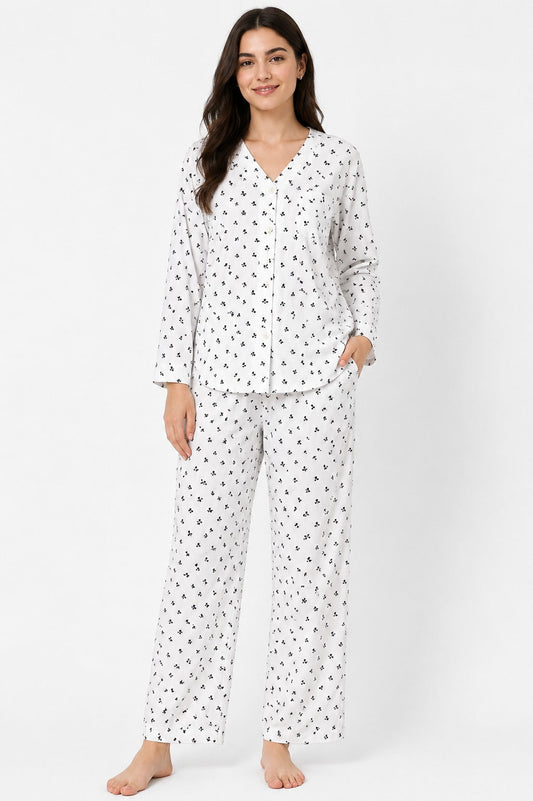 BARBARY V-NECK CO-ORD SET'S SBSVJ-02