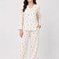BARBARY V-NECK CO-ORD SET'S SBSVPJ-03