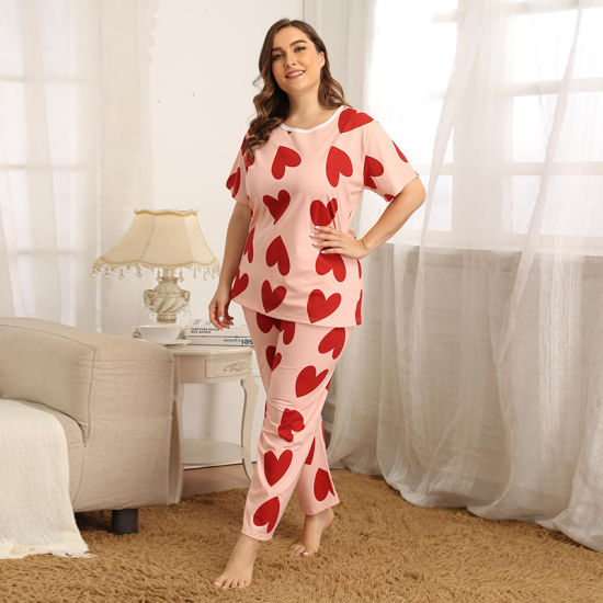 Pink Dilber Printed Night Suit