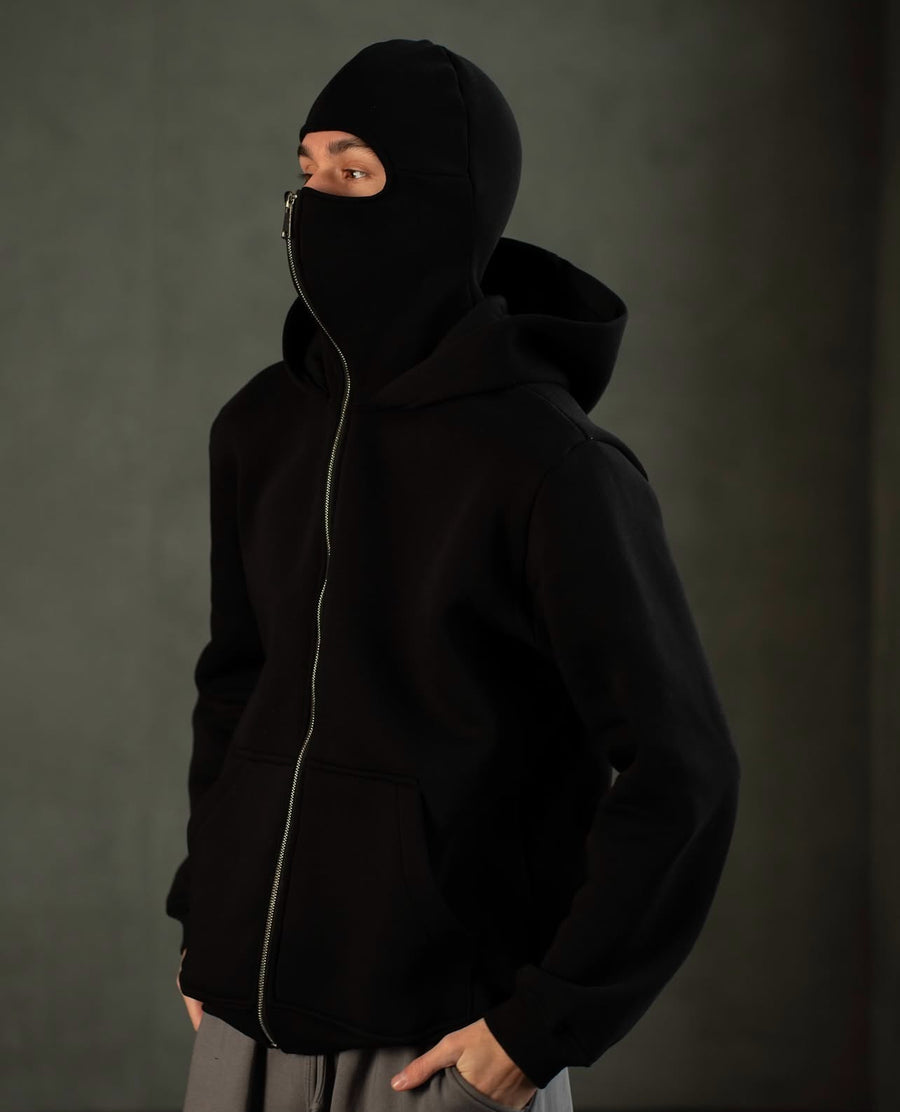 Black Ninja Hoodie Men