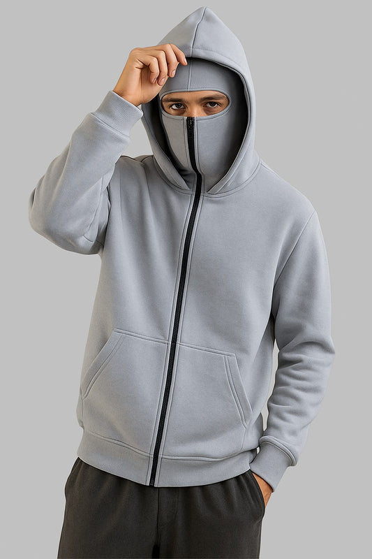 Grey Ninja Hoodie