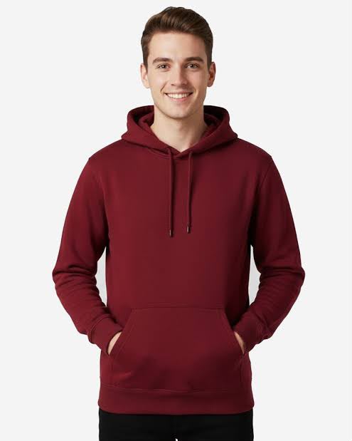 Plain Maroon Hoodie for men’s