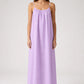 STUNNING BACKLESS MAXI DRESS - LILAC